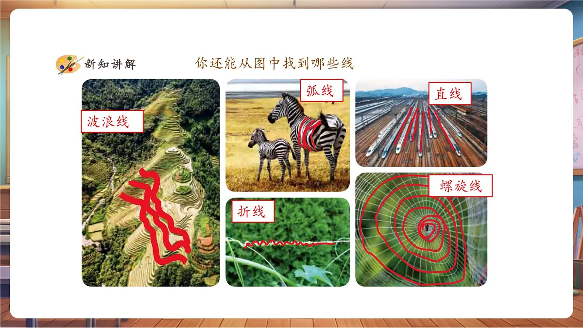 【人美版】美术 一年级上册 第二单元 2 欢快流畅的线 课时课件第8页