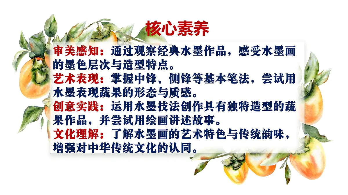 人美版小学三年级美术上册第二单元第二课《蔬果显墨韵》课件第2页