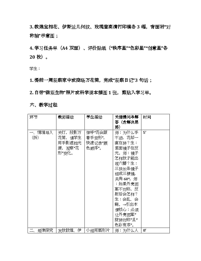2025-2026学年沪教版(2024)美术三年级上册 第一单元 第二课 美术万花筒 教学设计(2)第3页