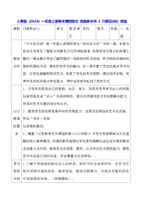 小学美术人美版(2024)一年级上册(2024)巧做花点心教学设计