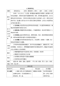小学美术人美版(2024)三年级上册(2024)2. 原色变形记教学设计