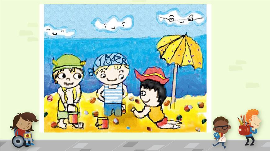 人教版美術(shù)一年級下冊下冊：第9課《生活中的趣事》PPT課件第7頁