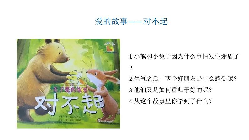 小学心理健康 一年级 学会对不起 授课ppt 课件06