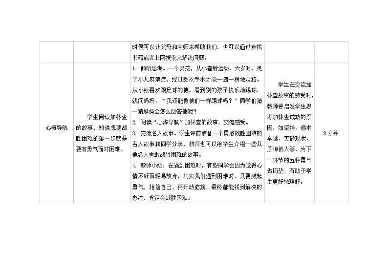 南大版3年级心理健康第16课  鼓起勇气,面对困难 课件+教案03