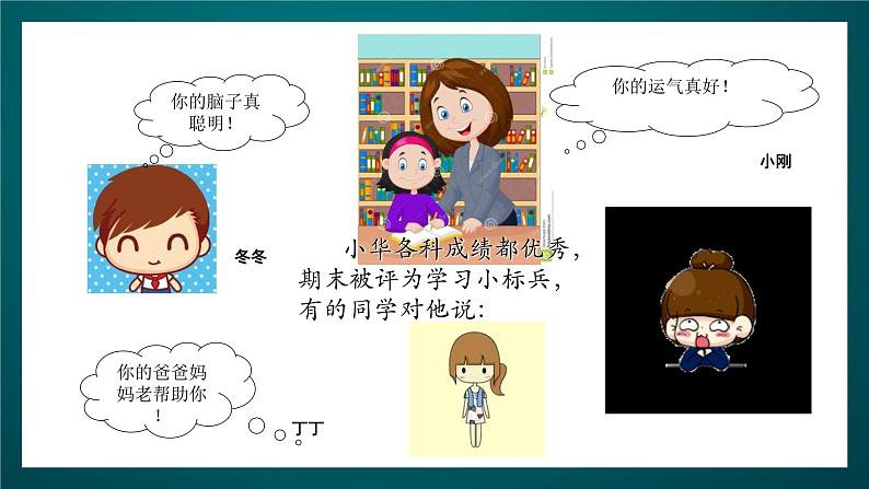 北师大版心理健康二年级下册 第二十七课 《学会赞扬别人》课件第4页