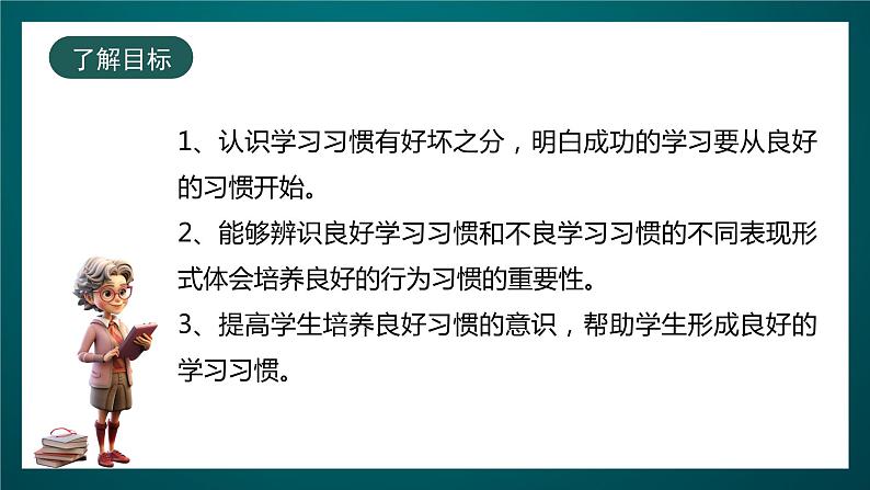 北师大版心理健康二年级下册13.《 我的学习习惯》课件+教案+素材02