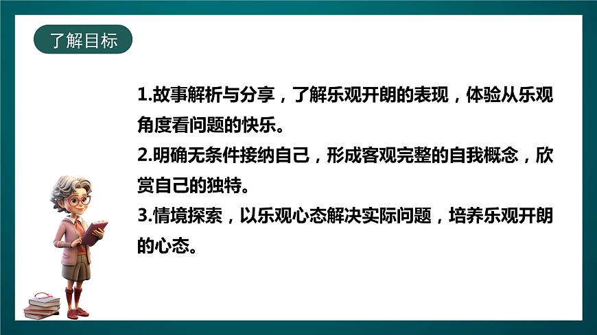 北師大版心理健康五年級下冊 12.《做樂觀開朗的人》 課件第2頁