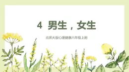 【北师大版】六上心理健康 4 男生，女生（课件+教案）