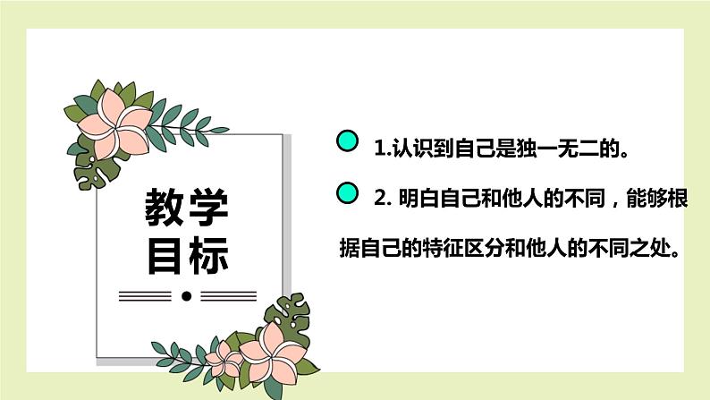 【北师大版】五上心理健康 第4课《我是独一无二的》(课件+教案)02