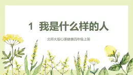 【北師大版】四上心理健康  第1課《我是什么樣的人》（課件+教案）