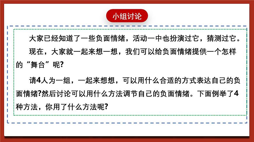 現(xiàn)代版心理健康五年級(jí)全冊(cè) 5《撫平負(fù)面情緒》課件第7頁
