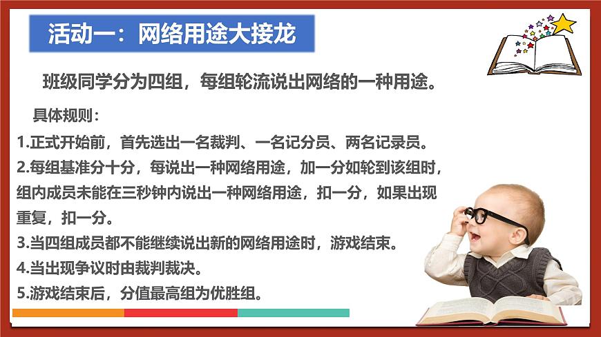 現(xiàn)代版心理健康五年級(jí)全冊(cè) 7《網(wǎng)絡(luò)好幫手》課件第7頁