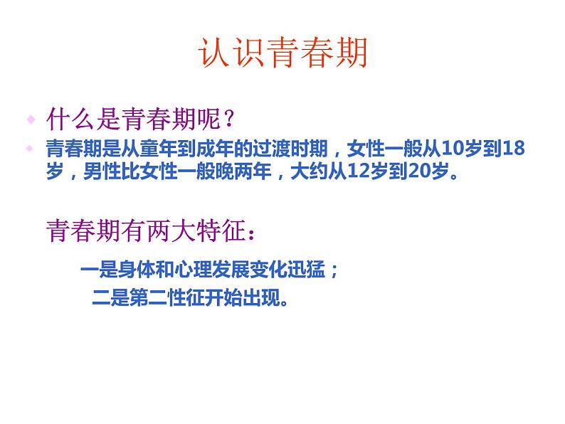 2021春北师大版小学六年级下册心理健康课件-20《青春起跑线》第3页
