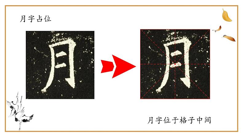 北师大版四年级下册书法指导第3课《月字旁》课件第7页