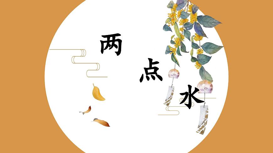 北師大版四年級下冊書法指導(dǎo)第4課《兩點水》課件第1頁