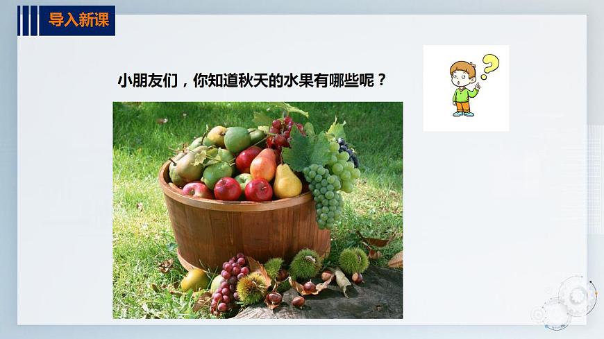 第二單元  秋天的童話  主題活動(dòng)二《認(rèn)識(shí)水果朋友》  課件第3頁(yè)