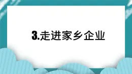 3.走进家乡企业PPT课件