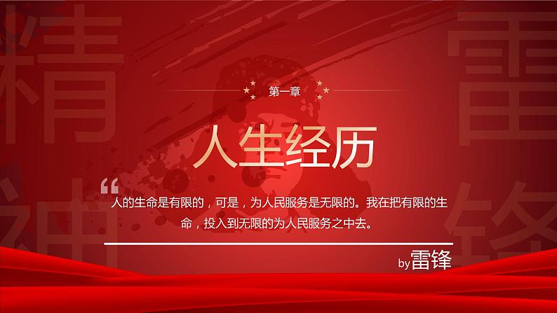 弘扬雷锋精神 争做时代先锋——班队会(1)课件PPT第5页