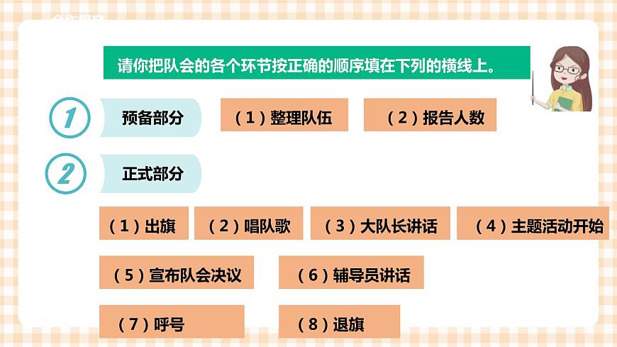 第二單元 我是少先隊(duì)員   主題活動(dòng)二《我們的隊(duì)會(huì)我參與》課件第6頁