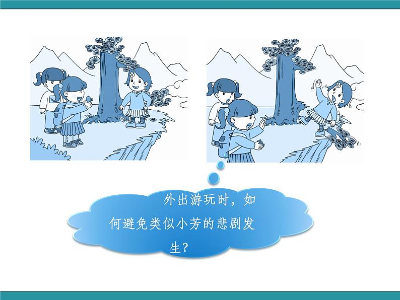 四年级下册综合实践活动课件-1.2外出游玩讲安全 |沪科黔科版03