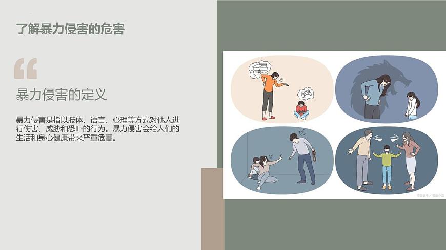 +第2課+《遠離暴力侵害》（課件）滬科黔科版五年級上冊綜合實踐活動第5頁