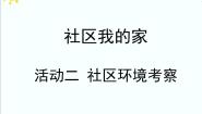综合实践活动四年级上册活动二 社区环境考察精品ppt课件