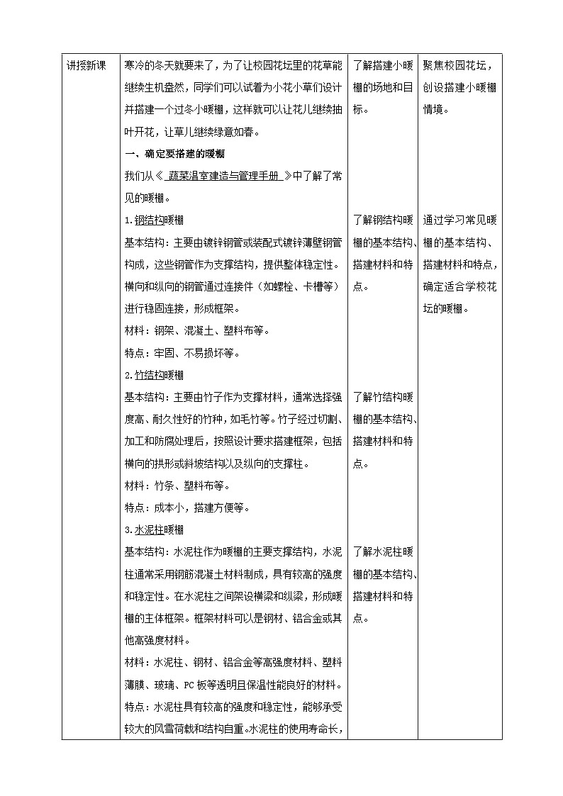 【沪科·黔科版】五上综合实践 农业小当家 活动一《花坛小暖棚》课件+教案02