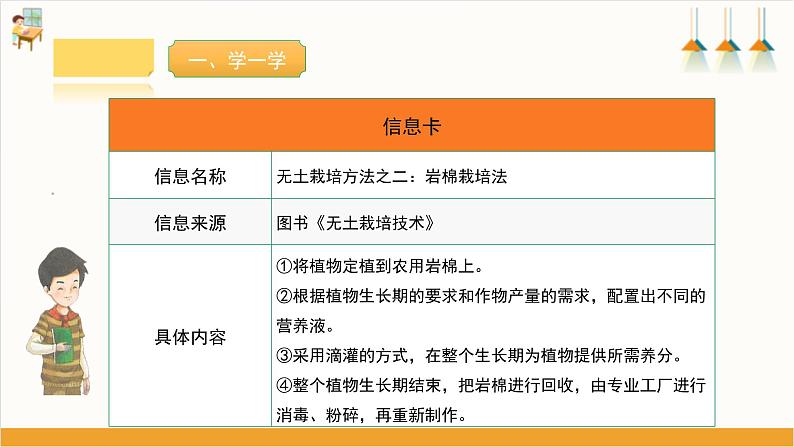 【沪科·黔科版】五上综合实践 农业小当家 活动二《不用土的栽培术》课件+教案06