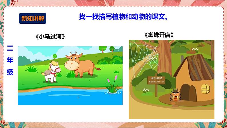 深圳版综合实践活动指引四年级 第一单元“藏 在课文中的小生灵 课件+素材04