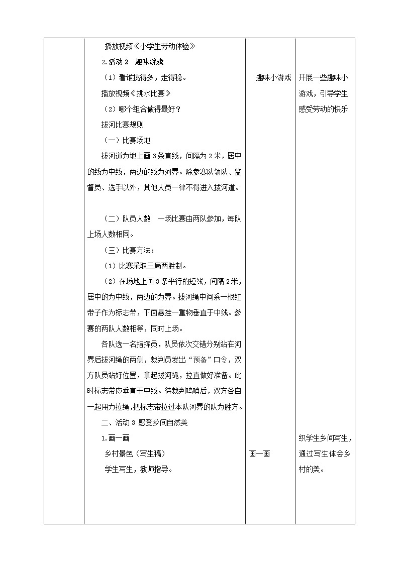 深圳版综合实践活动指引四年级 第二单元 田间劳动真辛苦 教案第2页