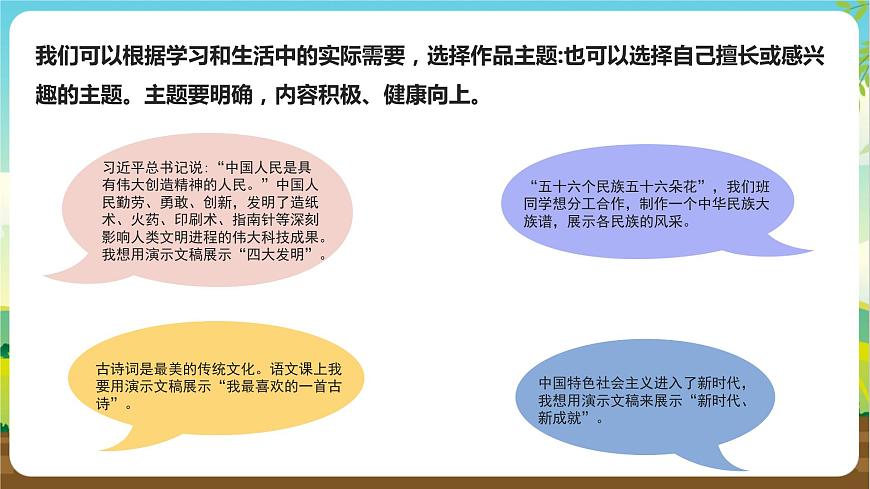 湘科版綜合實(shí)踐活動(dòng)四年級(jí)7.《演示文稿展成果》課件第7頁