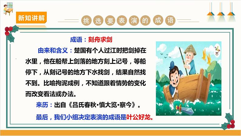 【沪科+黔科版】《综合实践活动》六上 汉字王国 活动三《成语故事表演》 课件第6页