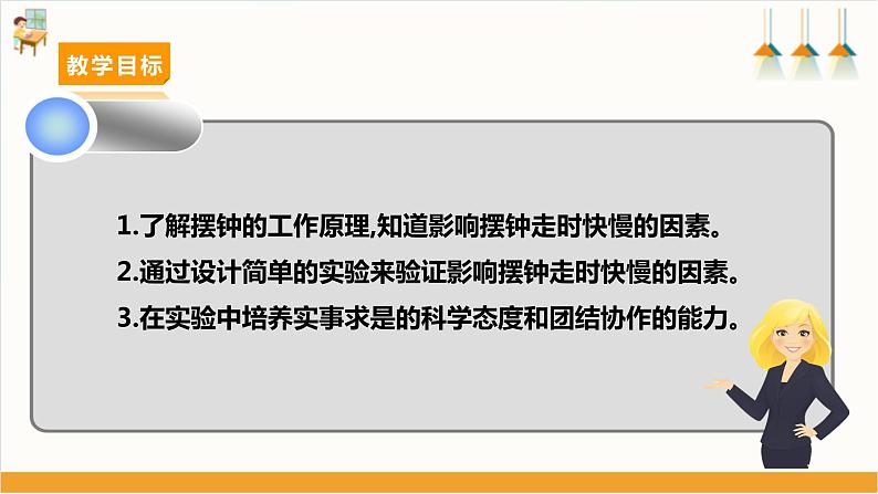【沪科+黔科版】《综合实践活动》六上 探寻钟表世界 活动一《探究钟摆快慢的奥秘》课件第2页