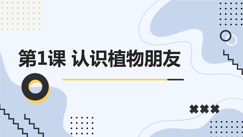 安徽大学版小学三年级上册综合实践活动第1课认识植物朋友【课件】第1页
