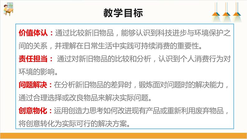 【沪科版+贵州版】《小学综合实践活动》四年级第二学期《新旧物品比一比》第3页