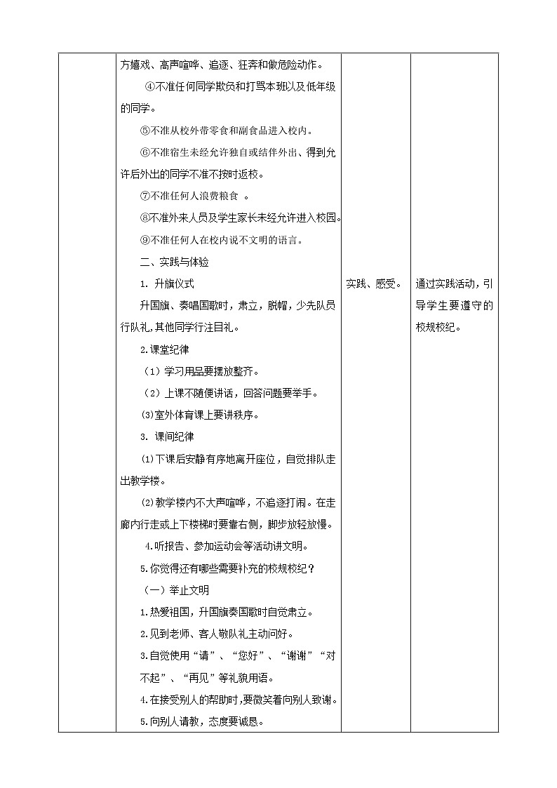 【鲁科版】《综合实践活动》五下 1.2《遵守规则·家风家规》教案第2页