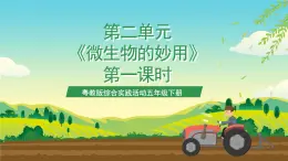 粤教版综合实践活动五年级下册第二单元《微生物的妙用》第一课时 课件+教案