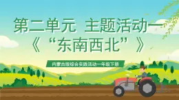 內(nèi)蒙古版綜合實踐活動一年級下冊第四課 主題活動一《 “東南西北”》課件+教案+素材
