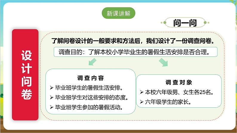 沪科·黔科版综合实践六年级下册8.1《暑假生活小调查》(1)课件第5页