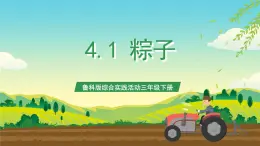 鲁科版综合实践活动三年级下册4.1《粽子》课件+教案+素材