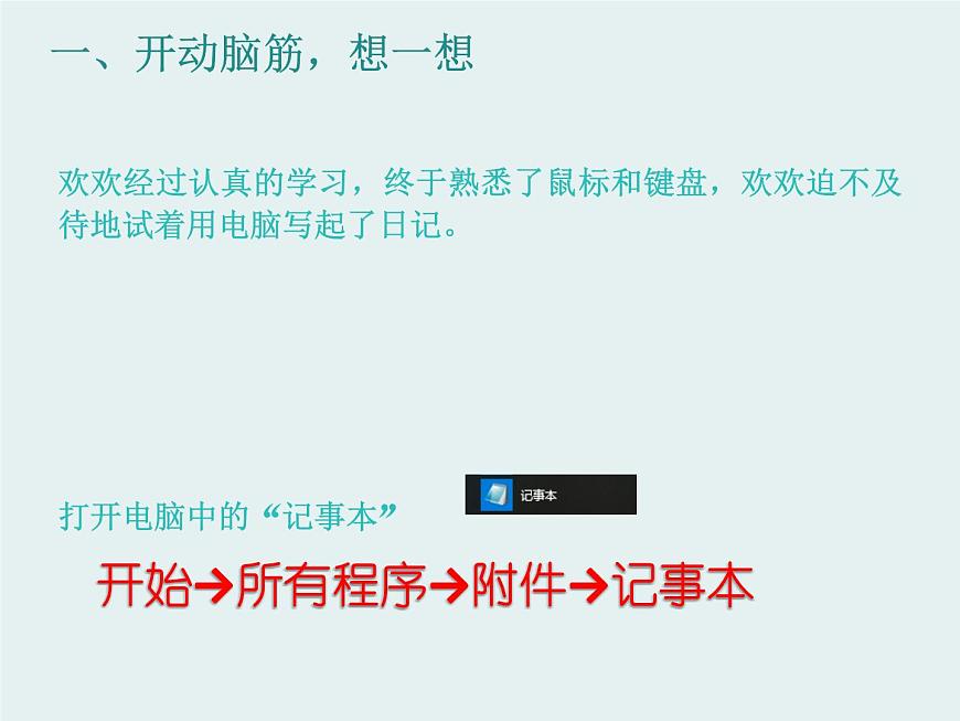 新川教版信息技術(shù)三上：2.3 熊貓歡歡寫日記 課件PPT第2頁