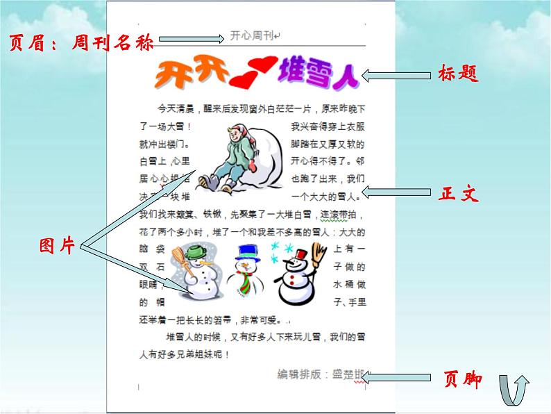 第11课小报主题要确定第3页