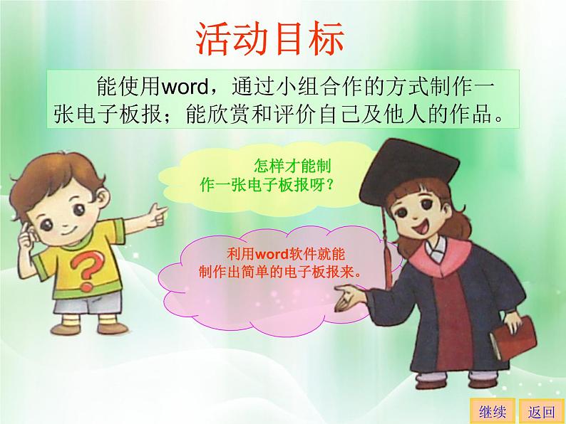 新苏科版信息技术四年级 主题活动1 制作主题板报 课件PPT第3页