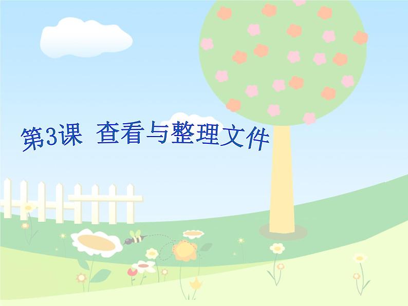 第3课 查看整理文件 课件+教案01
