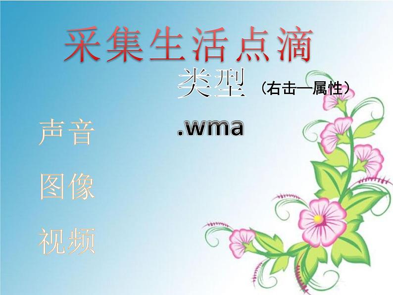 小学五年级上册信息技术-4采集生活点滴|浙江摄影版(新)(13张)ppt课件第6页