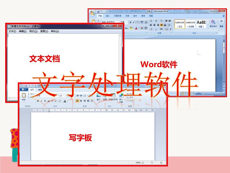 小学四年级上册信息技术-1初识文字处理软件-浙江摄影版(16张)ppt课件第3页