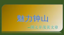 小学四年级上册信息技术-第12课图文并茂美文章-浙江摄影版(9张)ppt课件