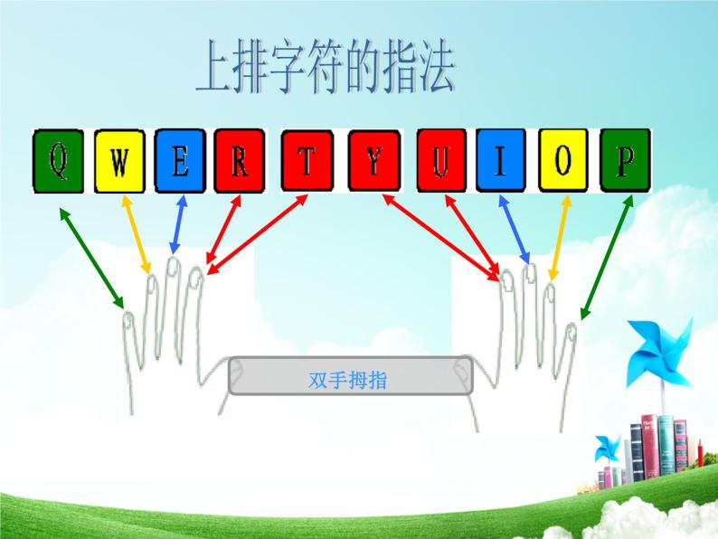 小学三年级上册信息技术-第十课上排字符的输入川教版(15张)ppt课件07