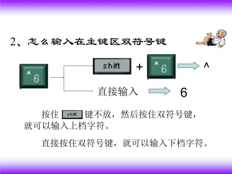 小学三年级下册信息技术-7《感受双符号键》-浙江摄影版(14张)ppt课件(1)07