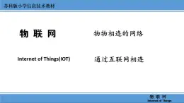 小学信息技术 苏科版 六年级 第1课 物联网就在身边——初识物联网  走近物联网 课件